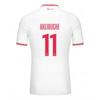 AS Monaco Maghnes Akliouche #11 Replica Home Shirt 2024-25 Short Sleeve